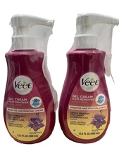 🔥 2 Pack Veet Gel Hair Remover Cream For Legs And Body Sensitive Formula 13.5oz
