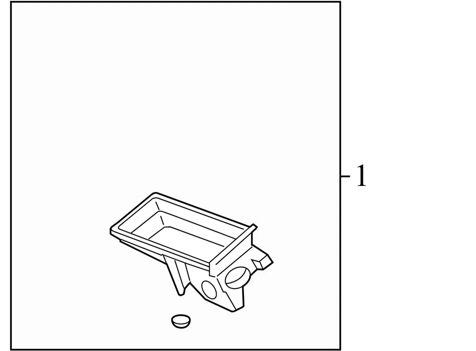 05-07 Ford Escape Mercury Mariner Hybrid Air Filter Housing Used 5M6Z9600AA OEM - Image 2 of 4
