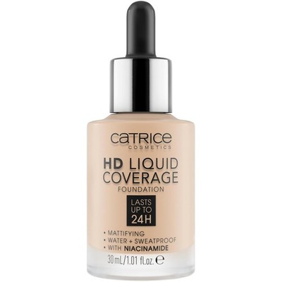 Catrice | HD Liquid Coverage Foundation | 24H Wear, Matte Finish, High Coverage,
