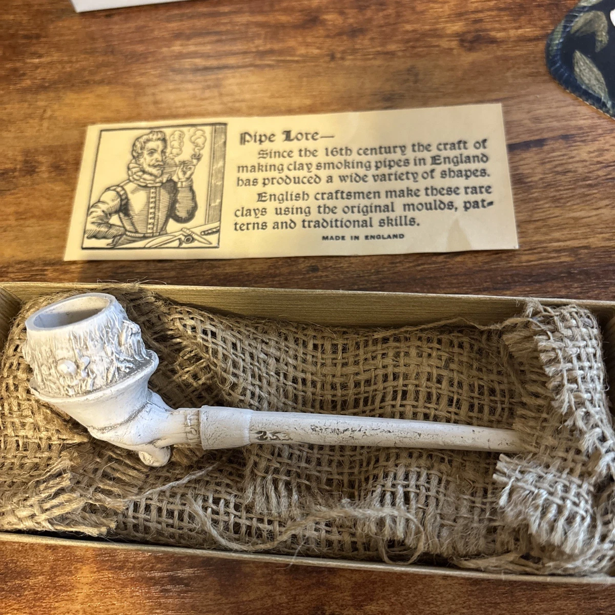 クレイパイプ イングランド製　 JOHN POLLOCK & CO #1 クレイパイプ イングランド製 JOHN POLLOCK & CO #1 Old Clay Pipes In