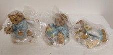 3 Cherished Teddies Angel ornaments new in original box with wrapping 871109