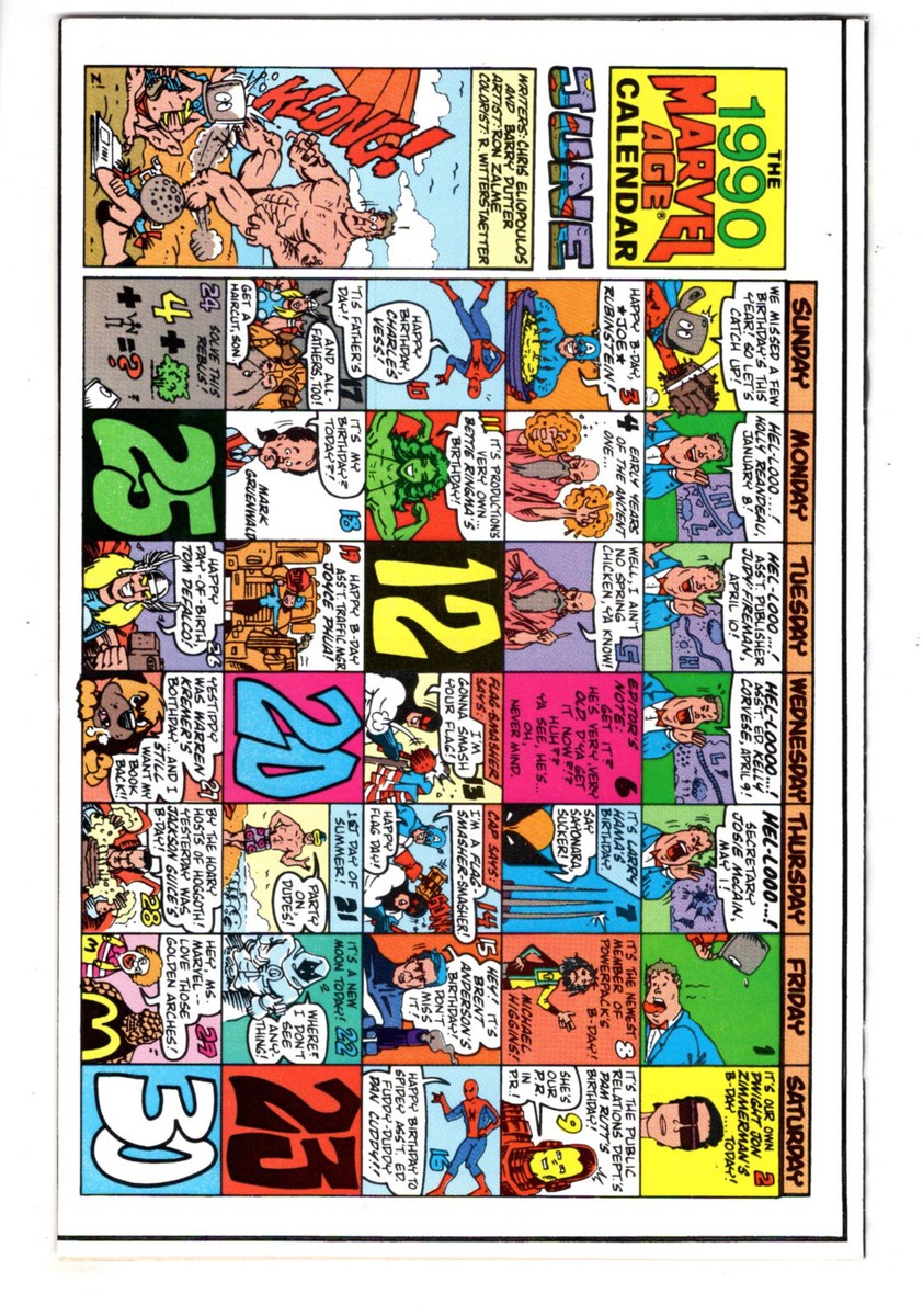 MARVEL AGE #90 (1990) - GRADE 9.4 - SPIDER-MAN TODD MCFARLANE JIM