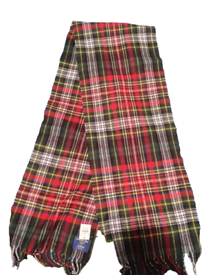 Joshua Ellis for J.Crew cashmere scarf in tartan. New with tags