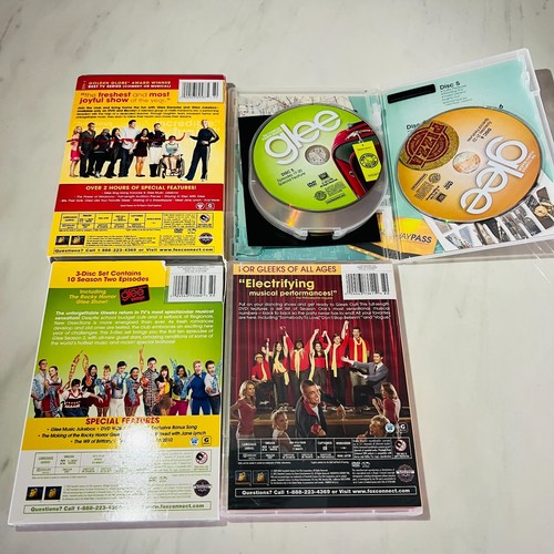 Glee - DVD - First Season - Fourth Season - Encore - Season 2 Volume 1 - Picture 6 of 8
