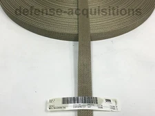 3/4 Inch MilSpec Military Webbing MIL-W-43668 T/4 COYOTE Per Yard