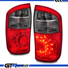 For 04-2006 Toyota Tundra 4-door 4dr Double Crew Cab Led Smoke Red Tail Light