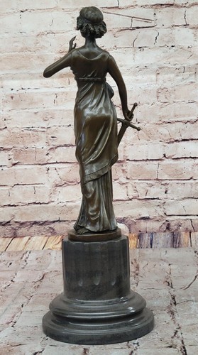 Greek Bronze Marble Art Goddess Wisdom Athena GOD OF WAR statue Sculpture Deal - 第 5/10 張圖片