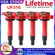 4PCS Ignition Coils Bobina UF316 For 2004-06 Scion xA xB Toyota Yaris Echo Prius