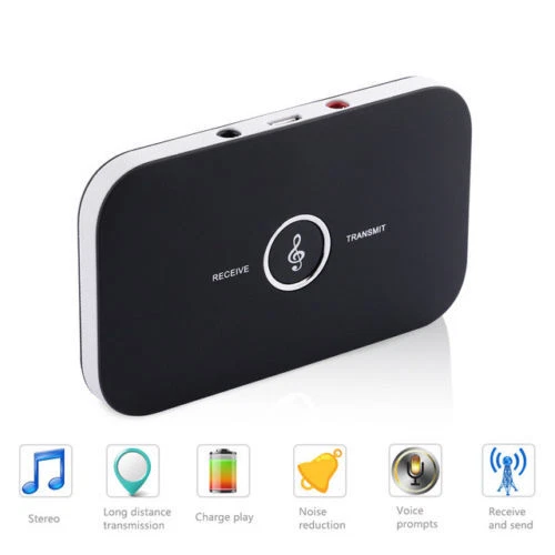 Wireless Bluetooth 2 in1 Audio Transmitter and Receiver 3.5MM RCA Adapter - Image 2 of 3