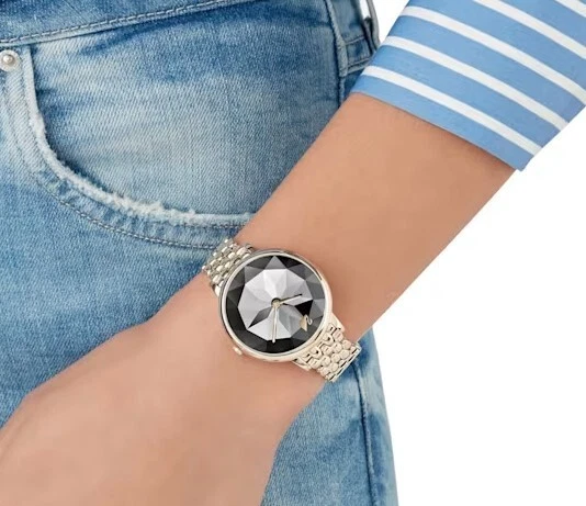 RELOJ MUJER SWAROVSKI 5416026 CRISTAL LAGO ESFERA GRIS CHAMPAGNE ORO Foto 4 de 4