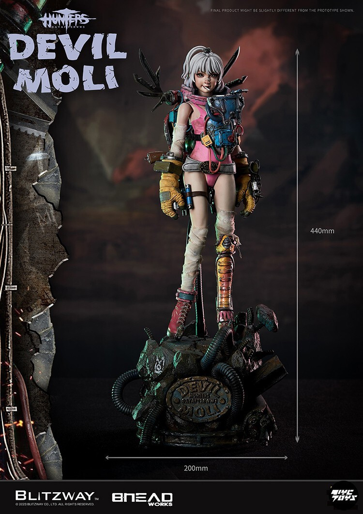 ブリッツウェイ1/6 ハンターズ BW-UMS-12001 DEVIL MOLI BLITZWAY BHEAD WWlll HUNTERS DEVIL MOLI 1/6 Scale Female Action