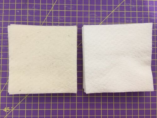 3"-12.5" (100) PreCut Squares WARM & WHITE Cotton Batting-Bowl Cozy-Rag Quilts - Picture 3 of 3