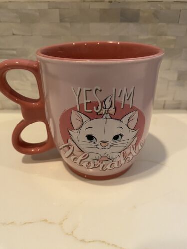 Disney Aristocrats Marie “Yes I’m Adorable” ceramic coffee mug - Picture 1 of 6