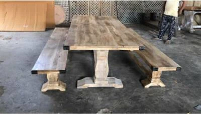 Dining Table 3 Piece Set 230 Cm Long Tables Gumtree 230 Cm Long Dining Tables