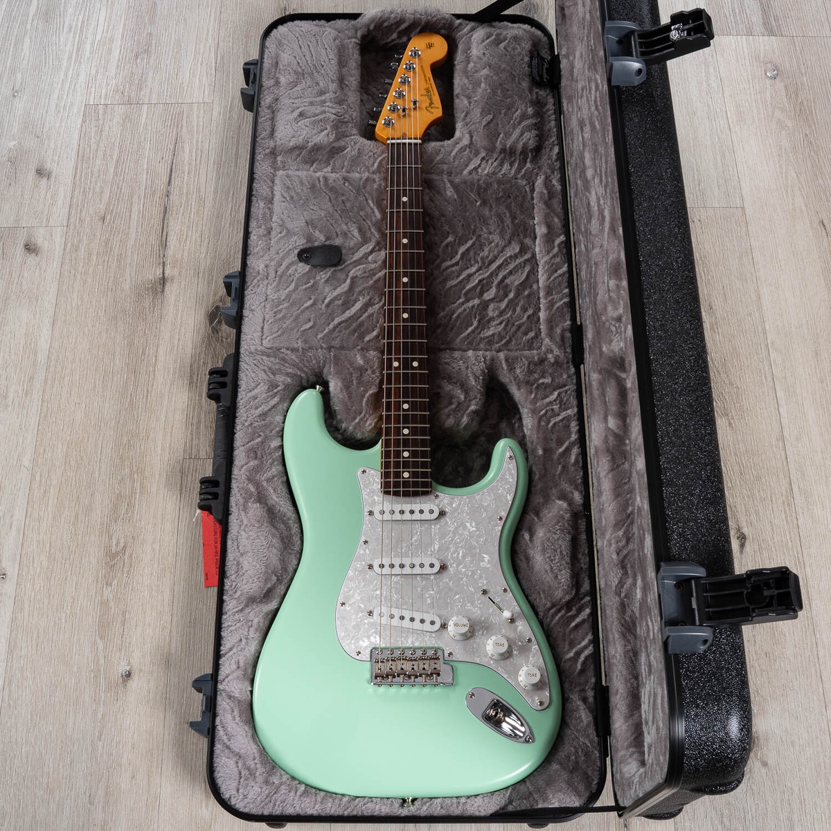 ギター Fender Cory Wong Stratocaster SurfGreen Fender Limited-edition Cory Wong Stratocaster Electric