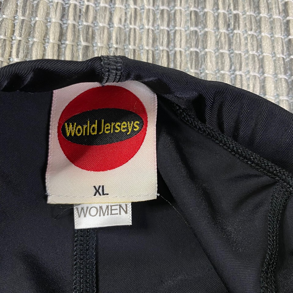 World Jersey Scheels Padded Black Bike Shorts Womens XL eBay
