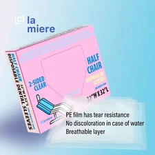 Dental Disposable Half Chair Sleeves Protective Cover Clear Medium32"X32"200/B
