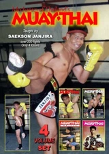 MUAY THAI - Mechanics of Thailand's Kick Boxing By Saekson Janjira - 4 Vol. SET