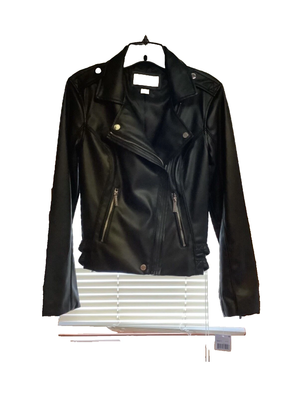 Nuovo Michael Kors Giacca Cappotto Moto Donna Pelle Taglia S Vendita Vendita Vendita $225 00 M52755C32