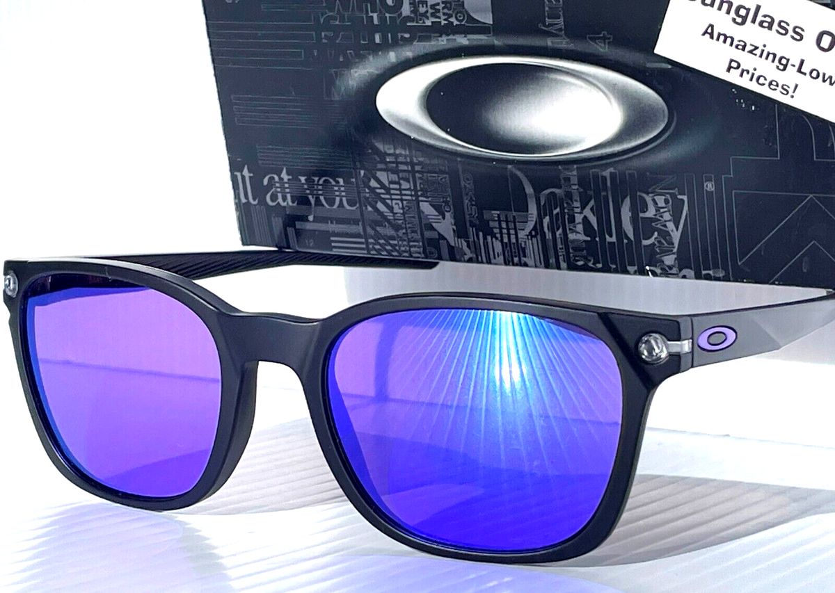 NEW Oakley OJECTOR Matte Black PRIZM Violet Purple Lens Sunglass