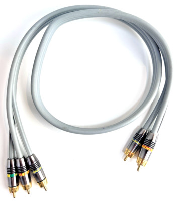 MONSTER Cable MSeries M500V Component Video 6ft 24K Plug Maximum Signal Strength