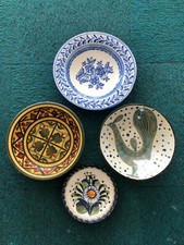 4 Porzellan Wand- und Obstteller, aus Omas Nachlass