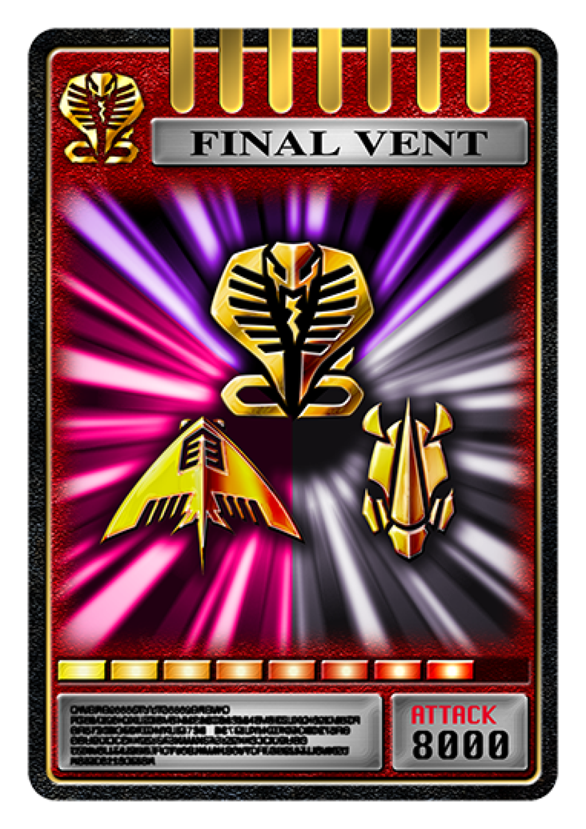 Kamen Rider Ryuki CSM Card Deck King snake & 6 Card Venosnaker Toy