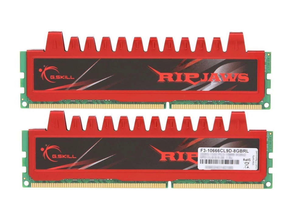 *NICE* G.SKILL 8GB DDR3 (2X 4GB) 2RX8 PC3 10666U 1333  Desktop Memory Ram  - Image 2 of 2