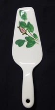 BLUE RIDGE SOUTHERN POTTERY Colonial Rose Vtg Cake Pie Server Lifter Pink Flower