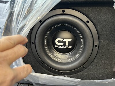 One Pair CT Sounds TROPO-8-D4 Inch Subwoofers Dual Ohm Sub NO BOX  READ