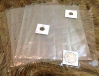 Clear-file Format 21b Archival Film Slide Page / 2 X 2 Coin Holder 10 Sheets Clear-file Format 21b Archival Film Slide Page / 2 X 2 Coin Holder 10 Sheets