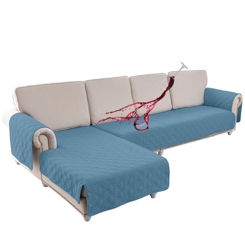 Couch Slipcover Waterproof L Shape Sofa Cover Sectional Couch Chaise Lounge - 第 53/66 張圖片