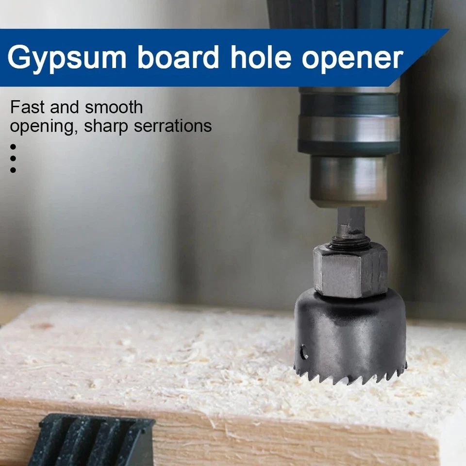 16 tlg. Lochsäge Lochschneider Kreisschneider Set 19mm - 127mm Holz PVC Ri-Gips - Bild 3 von 4