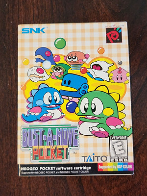 Bust-A-Move Pocket (1999) by Taito Neo Geo Pocket Color game Bust-A-Move Pocket (1999) by Taito Neo Geo Pocket Color game