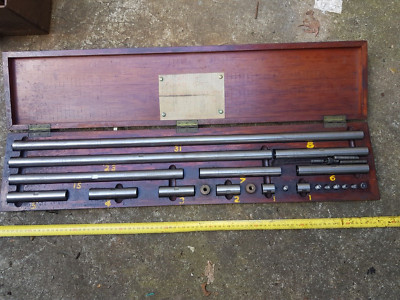 vintage PVE Pitter Tool inside internal Gauge Block Accessory Set: inch blocks