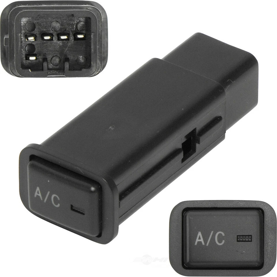 Interruptor de sistema de climatización - Interruptor de botón pulsador de aire acondicionado para 93-97 Toyota Corolla Geo Prizm Foto 3 de 3