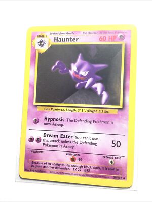HAUNTER - 29/102 - Base Set - Pokemon Card - NM
