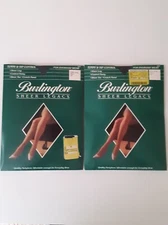 2 Burlington Sheer Legacy Pantyhose, NAVY,  XLrg, X LONG, SHEER TOE, TOP CONTROL