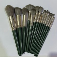 14pcs Luxurious Makeup Brush Collection - Ultra-Soft, Fluffy, Hypoallergenic
