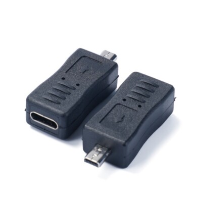 USB Type C to Mini USB 8Pin Converters Adapter for Quick Camera Data Transfer