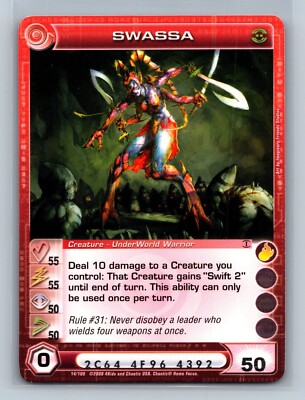 Chaotic TCG - Swassa 14/100 - 1 RANDOM MAX STATS - Zenith of the Hive