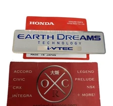 Genuine OEM 15-20 Honda Fit i-VTEC Intake Manifold Emblem Earth Dreams Badge GK5