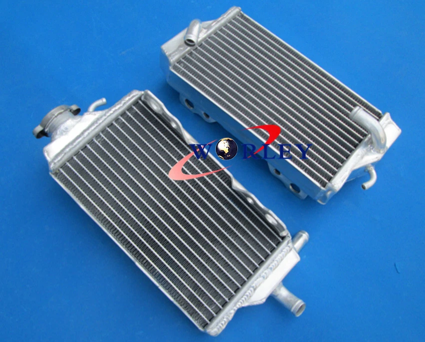 aluminium radiator & red hose for Honda CR125 CR125R CR 125R 2000 2001 00 01 - Image 3 of 4