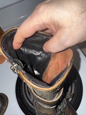 John Varvatos Engineer Triple buckle Boot. Size 13 USA 46 IT GRAIL John Varvatos Collection Engineer Triple Buckle Boot  main image 3