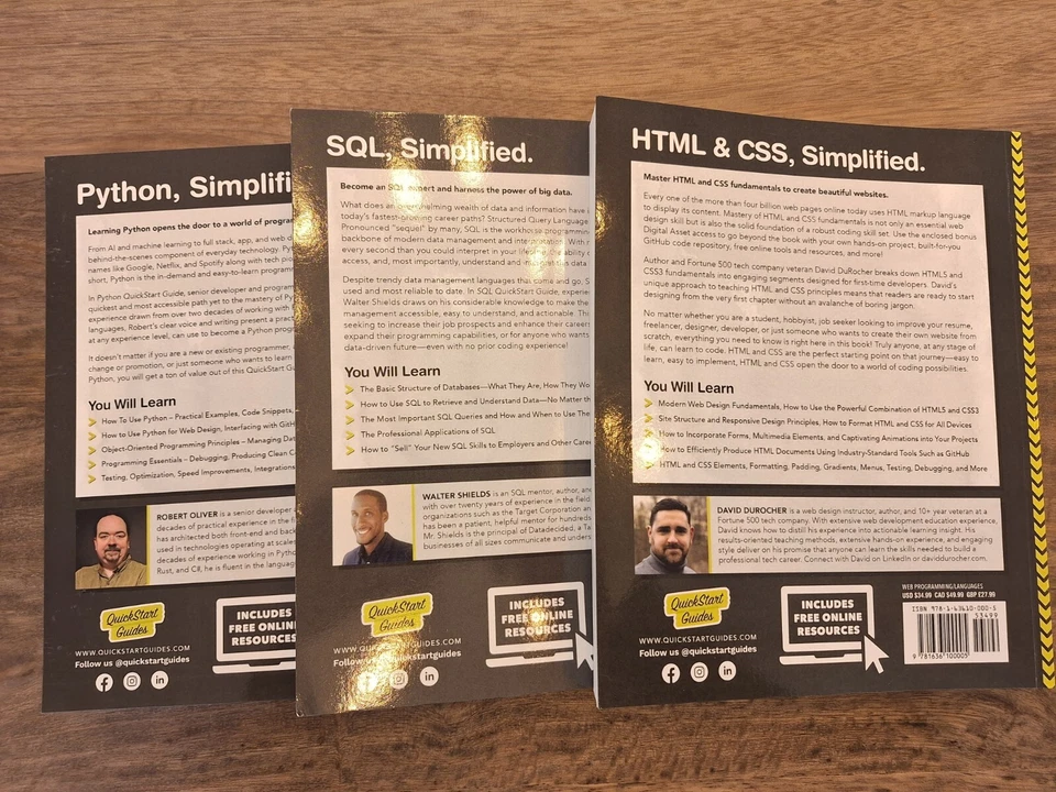 Lot of 3 Programming Books: QuickStart Guides Programming Bundle - Image 3 of 3