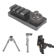 Aluminum Rifle Sling Swivel Stud to Picatinny 20mm Rail Bipod Mount Adapter