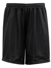 Lot Of 3 - Badger Sport 2207 Youth Mesh/Tricot Short - Black In Size Small, NWT.