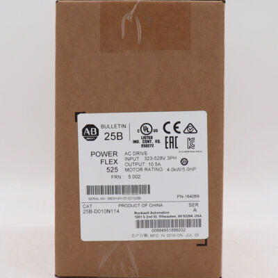 25B-D010N114 PowerFlex 525 4.0kW/5.0Hp Factory Sealed 25B D010N114