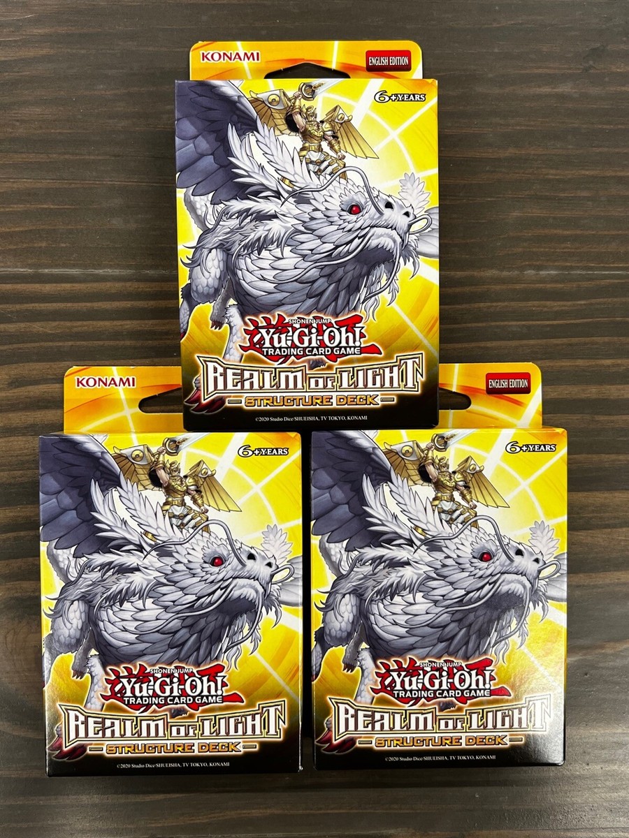 Yugioh x3 Realm of Light Structure Deck Brand New Factory Sealed English!