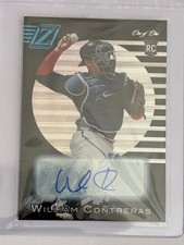 2021 PANINI One of One CHRONICLES WILLIAMS CONTRERAS #8 ZENITH BLUE  (RC)  AUTO